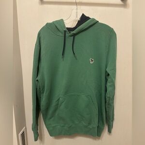 Paul Smith Hoodie Zebra Sweatshirt Green Size M Hoody